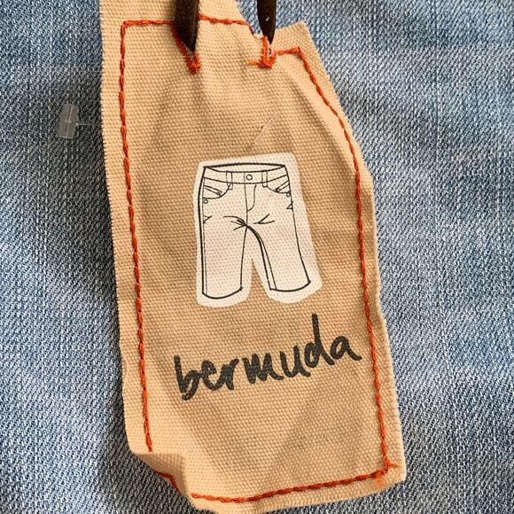 Vintage Chip & Pepper Shorts Light Wash Denim Y2K Bermuda Jean Size 7 Junior NEW - Picture 10 of 11